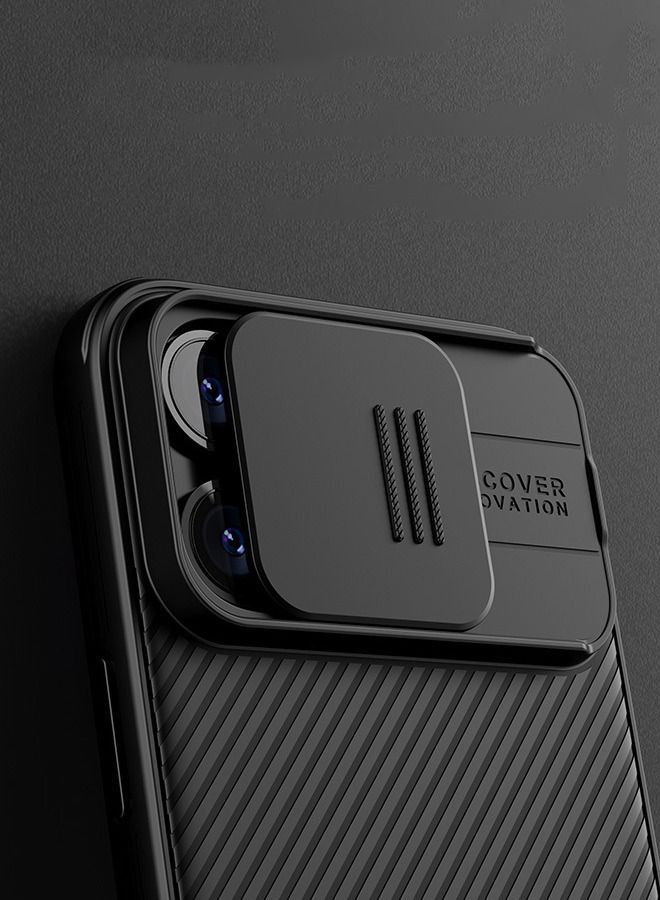 Nillkin iPhone 15 Pro Case, Slide Camera Case Design, 360° Full Body Coverage Shockproof Phone Cover, Anti-Fall Anti-Scratch Anti-fingerprint Protective Case for Apple iPhone 15 Pro (Black) - Image 3