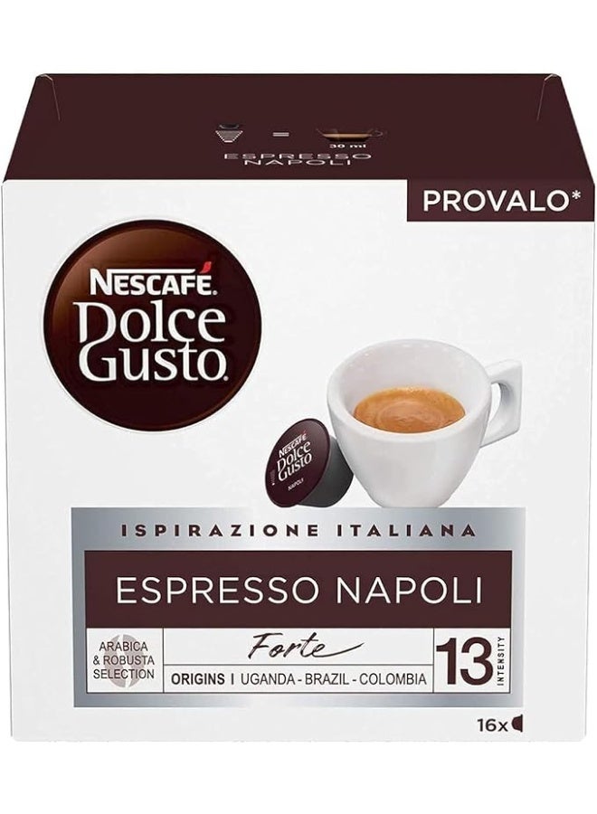 دولسي قوستو دولتشي جوستو اسبريسو نابولي - 16 كبسولة