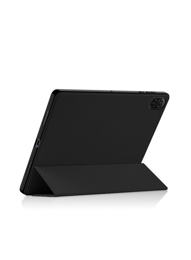 Hboalg Protective Case For Honor X9 11-inch, X8 Pro Three-fold Stand Smart Sleep Full Coverage Case Anti-slip Anti-drop Leather Cover Blue - Image 1