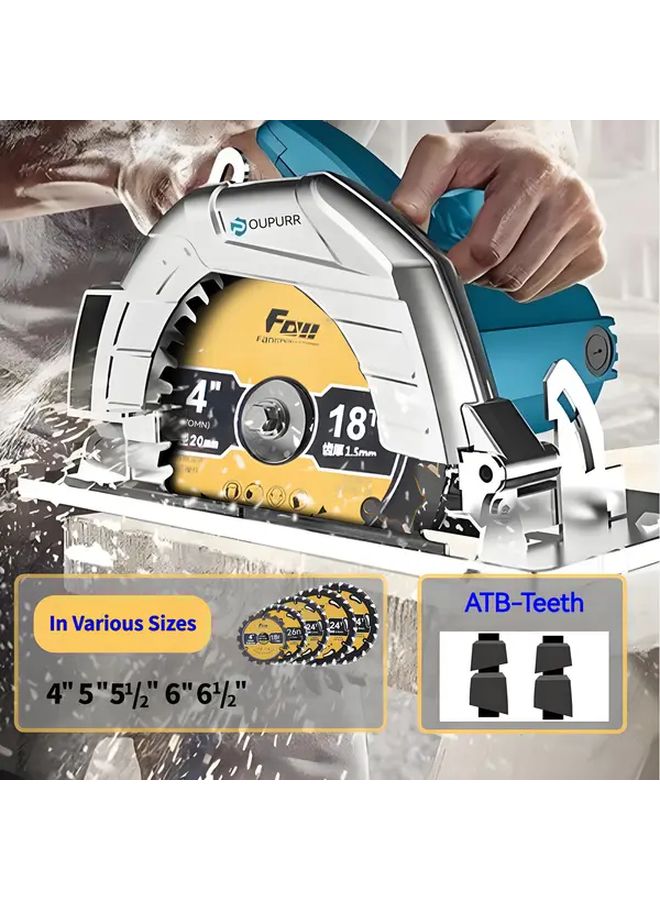 125mm 5 Inch 24T Carbide Tipped Circular Saw Blade 20mm Bore For Wood Cutting - Image 2