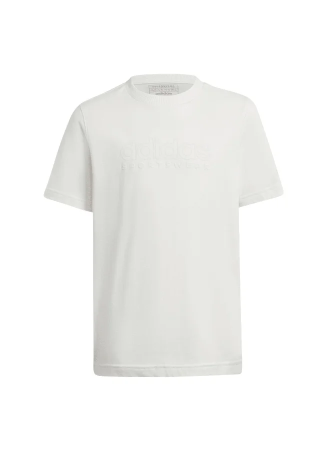 اديداس اوريجينالز adidas J Szn Gfx Tee White Training T-Shirts 7-8Y