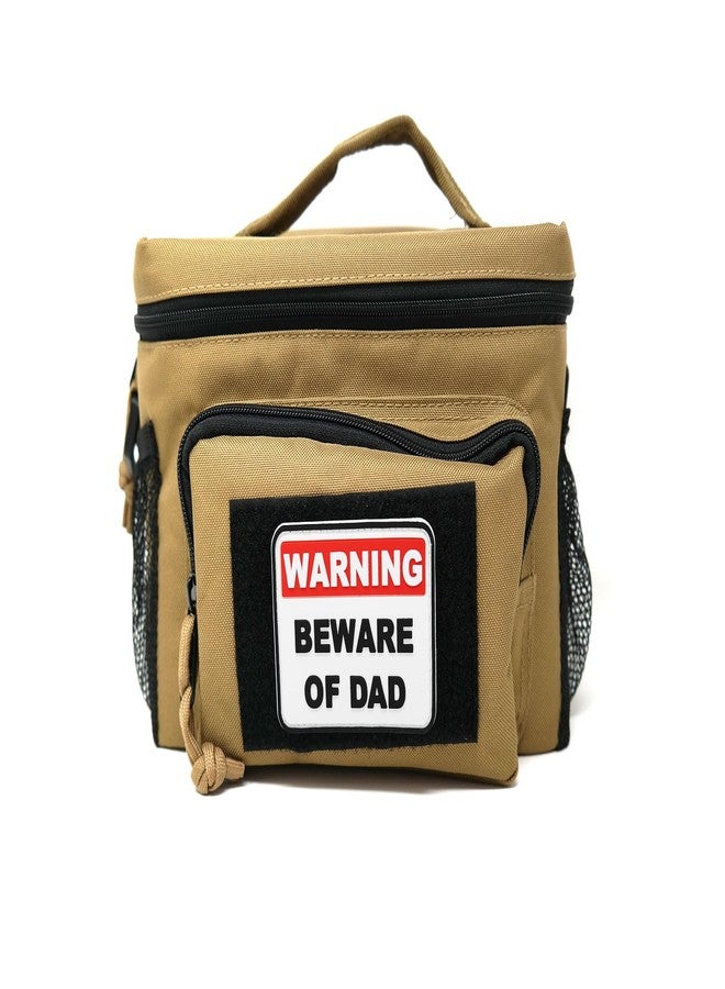 Stinking Patch Co. Warning Beware of Dad PVC Hook and Loop Patch | Funny Tactical Patch for Diaper Bags and Daddy Gear - Image 5