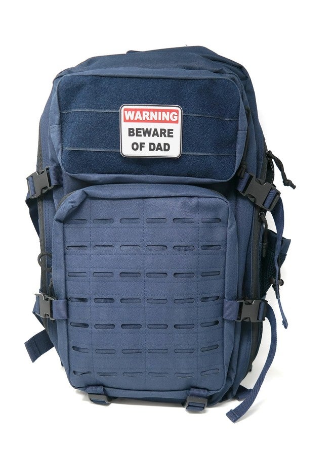 Stinking Patch Co. Warning Beware of Dad PVC Hook and Loop Patch | Funny Tactical Patch for Diaper Bags and Daddy Gear - Image 4