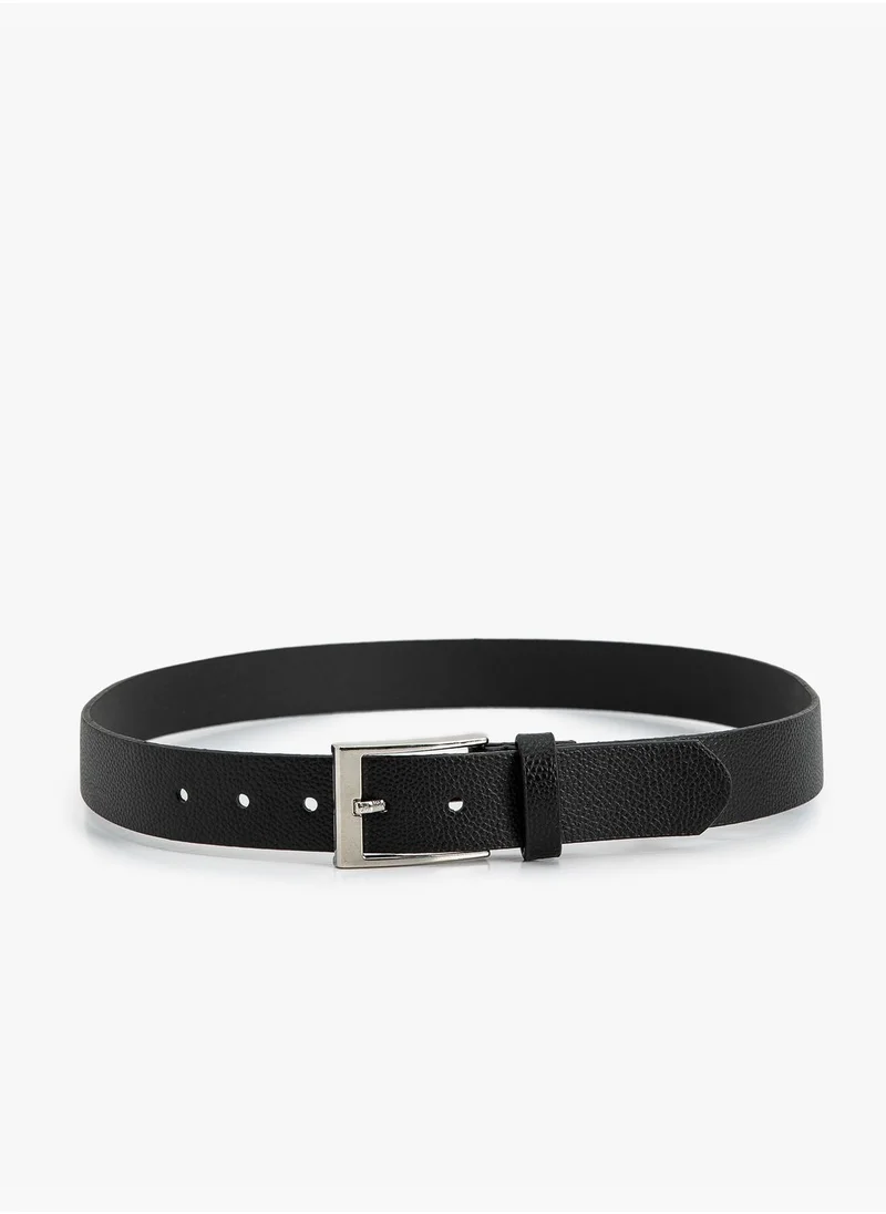 كوتون Faux Leather Belt