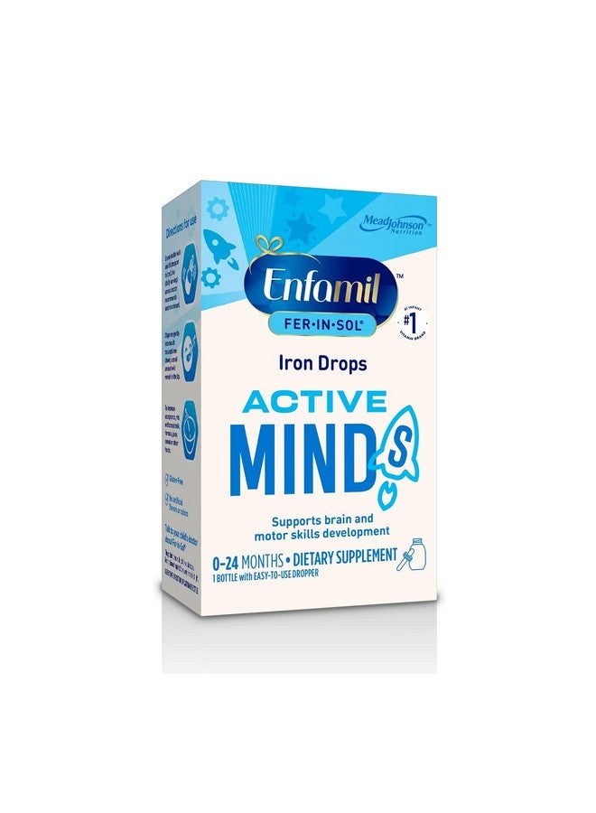 Enfamil Fer-In-Sol Iron Supplement Drops for Infants, 50 mL dropper bottle - Image 2