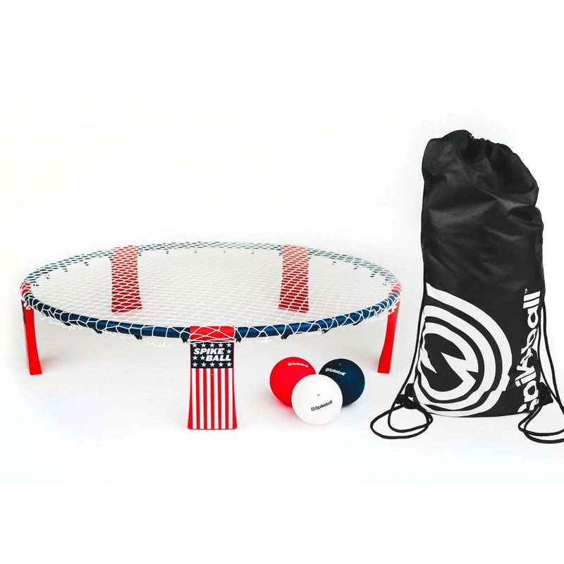 Spikeball طقم سبايك بول الأحمر والأبيض والأزرق القياسي 3 كرات - Image 1