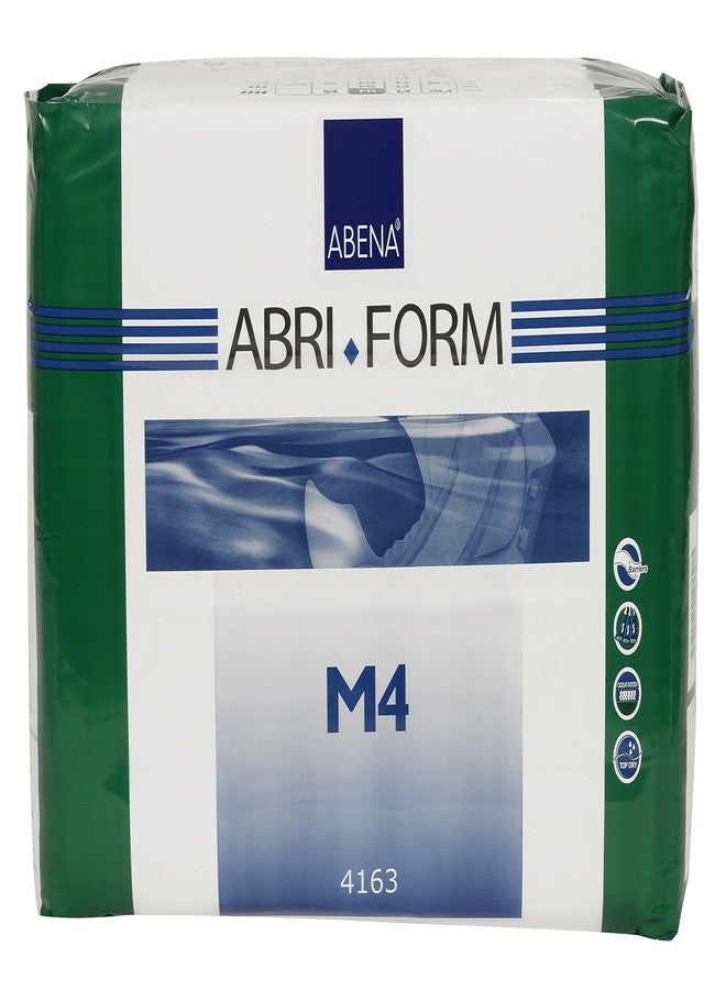 Abena Abri-Form Comfort Plastic-Backed Briefs, Level 4, (Medium To Large Sizes) Medium, 14 Count - Image 2