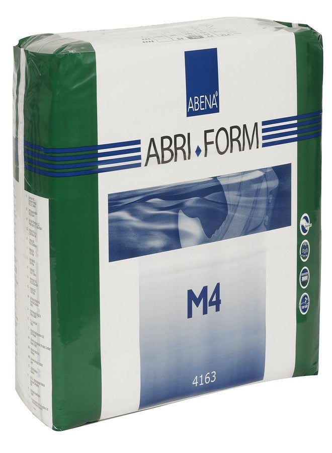 Abena Abri-Form Comfort Plastic-Backed Briefs, Level 4, (Medium To Large Sizes) Medium, 14 Count - Image 1