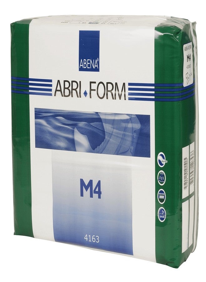 Abena Abri-Form Comfort Plastic-Backed Briefs, Level 4, (Medium To Large Sizes) Medium, 14 Count - Image 3