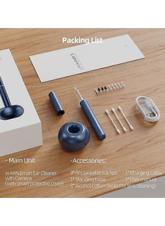 ريبنيو منظف ​​الأذن الذكي M9S - أزرق - Image 4