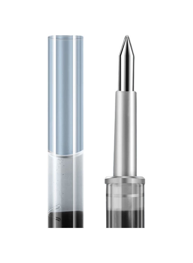 Truecolor 0.5Mm Black Quick-Drying Retractable Gel Pen, Bullet Tip, Business Office Signing Pen, Water-Based Pen, Student Exam Stationery, Meeting Record Pen, 12 Pens/Box, Ak35 - Image 3