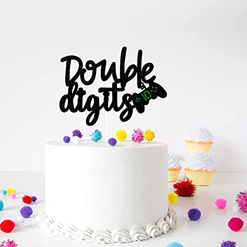 Festiko®10th Double Digits Birthday Cake Topper - Video Game Boy's 10th Birthday Cake Supplies - Gaming Level Up Tenth Birthday Party - Image 3