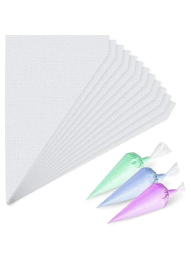 بروماس أكياس تزيين صغيرة للاستخدام مرة واحدة 100 قطعة، أكياس تزيين صغيرة، أكياس تزيين المعجنات لتزيين الكريمة، أكياس تزيين الكيك والحلويات. - Image 1