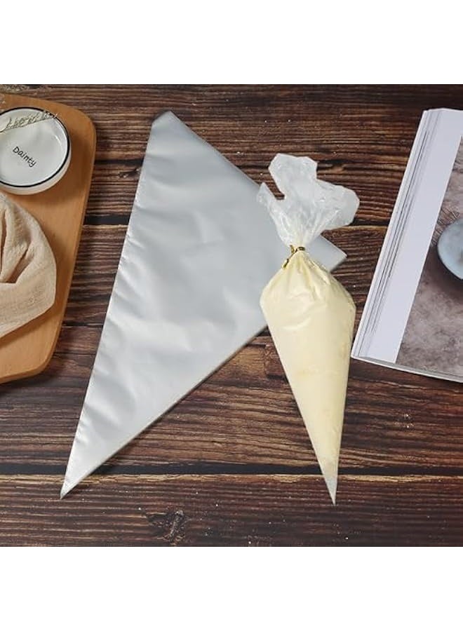 بروماس أكياس تزيين صغيرة للاستخدام مرة واحدة 100 قطعة، أكياس تزيين صغيرة، أكياس تزيين المعجنات لتزيين الكريمة، أكياس تزيين الكيك والحلويات. - Image 5