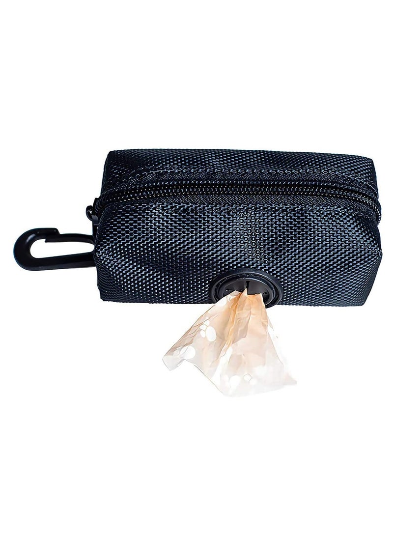 SOLARAE Bag Dispenser Attach to Leash, Fabric Dog Waste Bags, Lightweight and Durable, Smart Solution for Picking Up After Your Dog for Walking, Running or Hiking, Suitable for Any Belt - Image 1