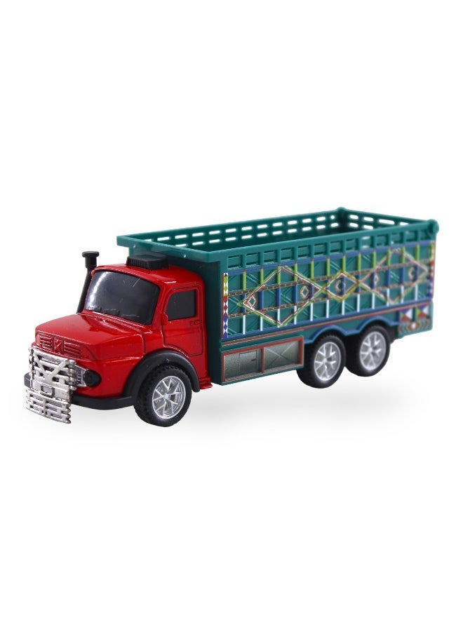 صندوق العاب مجموعة لعب شاحنة نموذجية صغيرة قابلة للسحب للخلف من Die Cast Truck  - Image 1