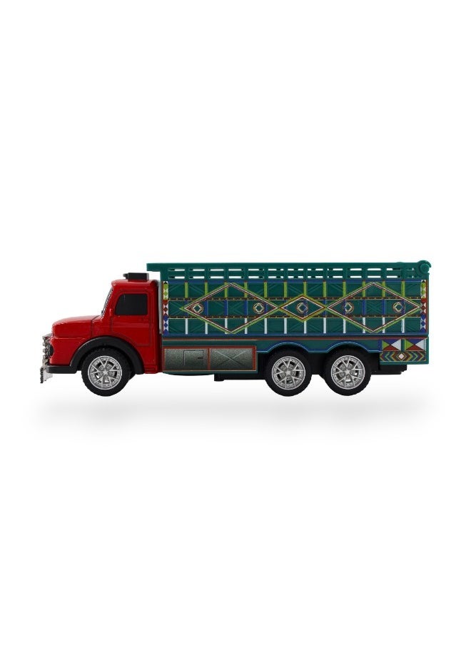 صندوق العاب مجموعة لعب شاحنة نموذجية صغيرة قابلة للسحب للخلف من Die Cast Truck  - Image 3