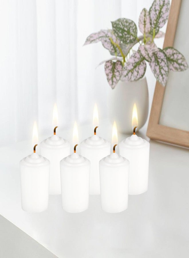 SRG White Unscented 15 Hours Votive Candles - Image 3