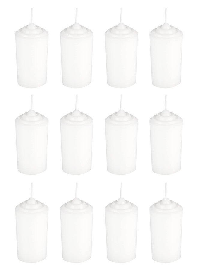 SRG White Unscented 15 Hours Votive Candles - Image 1