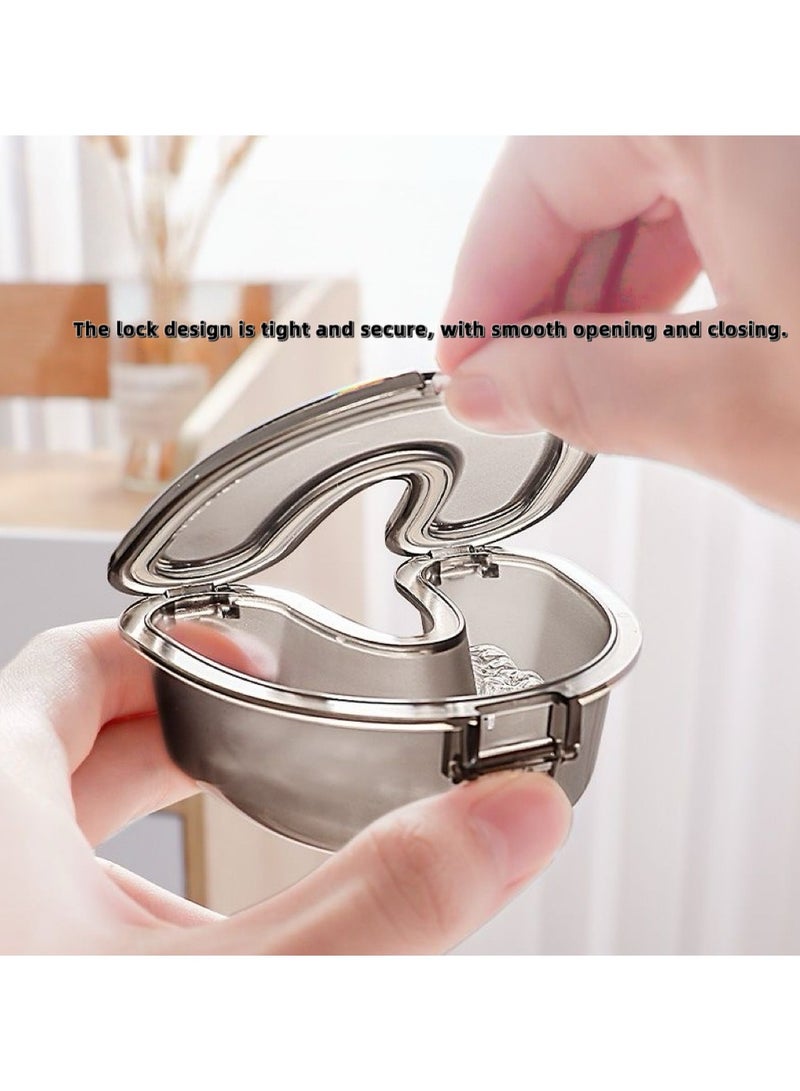 Generic U-shaped soaking box denture organizer invisible braces denture organizer cleaning box storage container  - Image 4