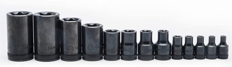 GEARWRENCH 13 Pc. 1/4", 3/8" & 1/2" Drive External Torx Socket Set - 80583 - Image 5