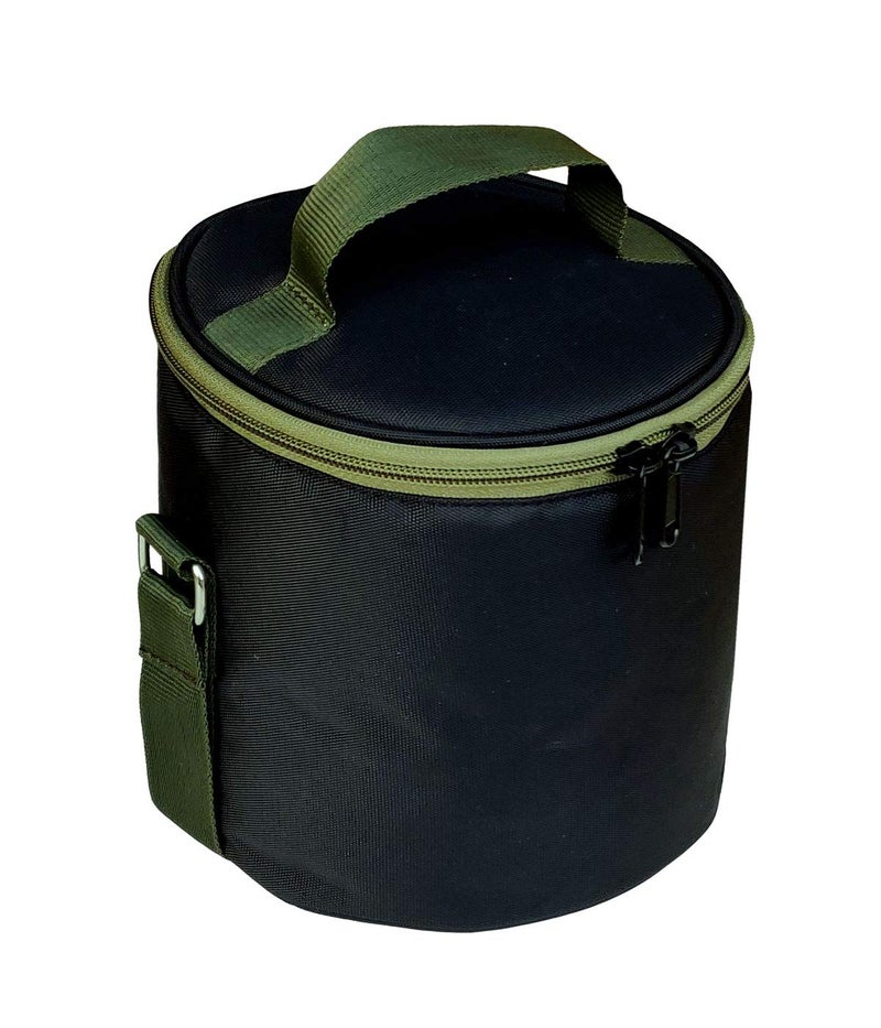FOONTY Polyurethane Office Use Women Waterproof Lunch Bag/Tiffin Bag(Black,Ffflb8009),300 millilitre - Image 1