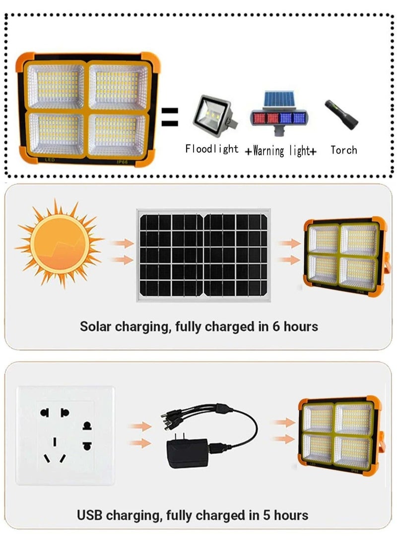 Waterproof Solar Emergency Light – Portable Rechargeable LED Camping Lantern with Power Bank, 5 Lighting Modes, USB & Solar Charging for Power Outage, Home Backup & Outdoor Use - Image 3