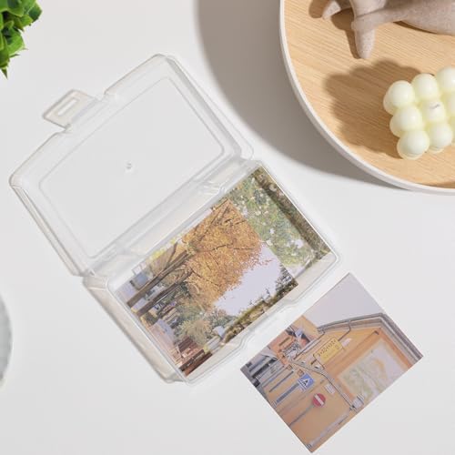 novelinks Photo Case 4" x 6" Photo Storage Box - 10 Inner Picture Storage Container Photo Organizer Case Picture Box Storage Photo Craft Keeper (Sky Blue) - Image 2