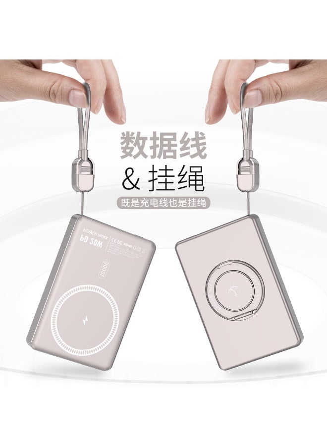 Nine 15W Magnetic Wireless Line Power A46 Plus - Gold - Image 1