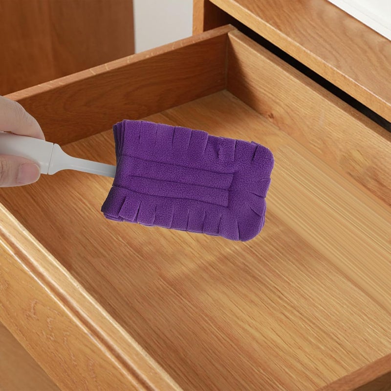 5pcs Reusable Microfiber Duster Heads Set, Washable Refills for Hand Duster, Multi-Color Cleaning Pads for Ceiling Fans, Hardwood, Kitchen Floors, Dry Dusting Tools - Image 5