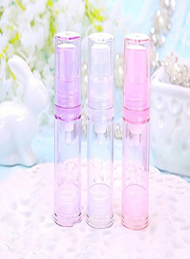 erioctry 5ML Airless Pump Bottle-Empty Refillable Airless Vacuum Pump Cream Lotion Bottle Travel Bottles Toiletries Liquid Container for Cosmetic Make-up Pack of 6 (Purple) - Image 3