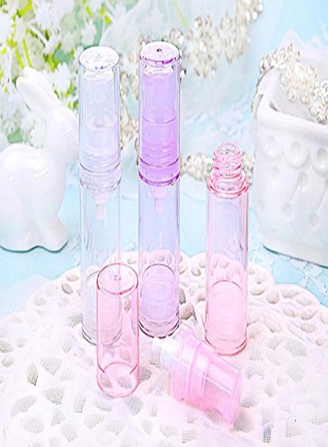 erioctry 5ML Airless Pump Bottle-Empty Refillable Airless Vacuum Pump Cream Lotion Bottle Travel Bottles Toiletries Liquid Container for Cosmetic Make-up Pack of 6 (Purple) - Image 4