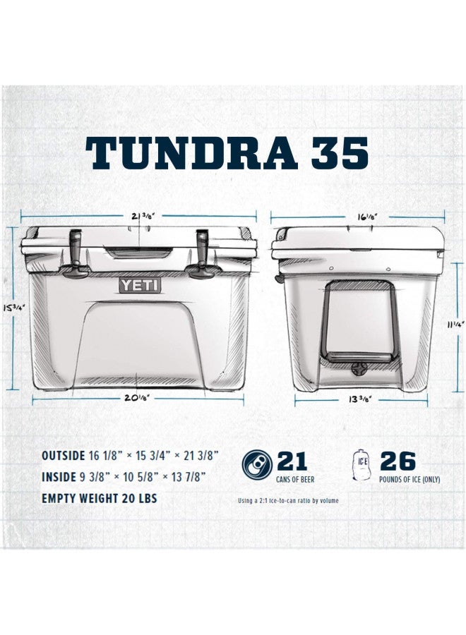 YETI Tundra 35 Cooler, Navy - Image 2