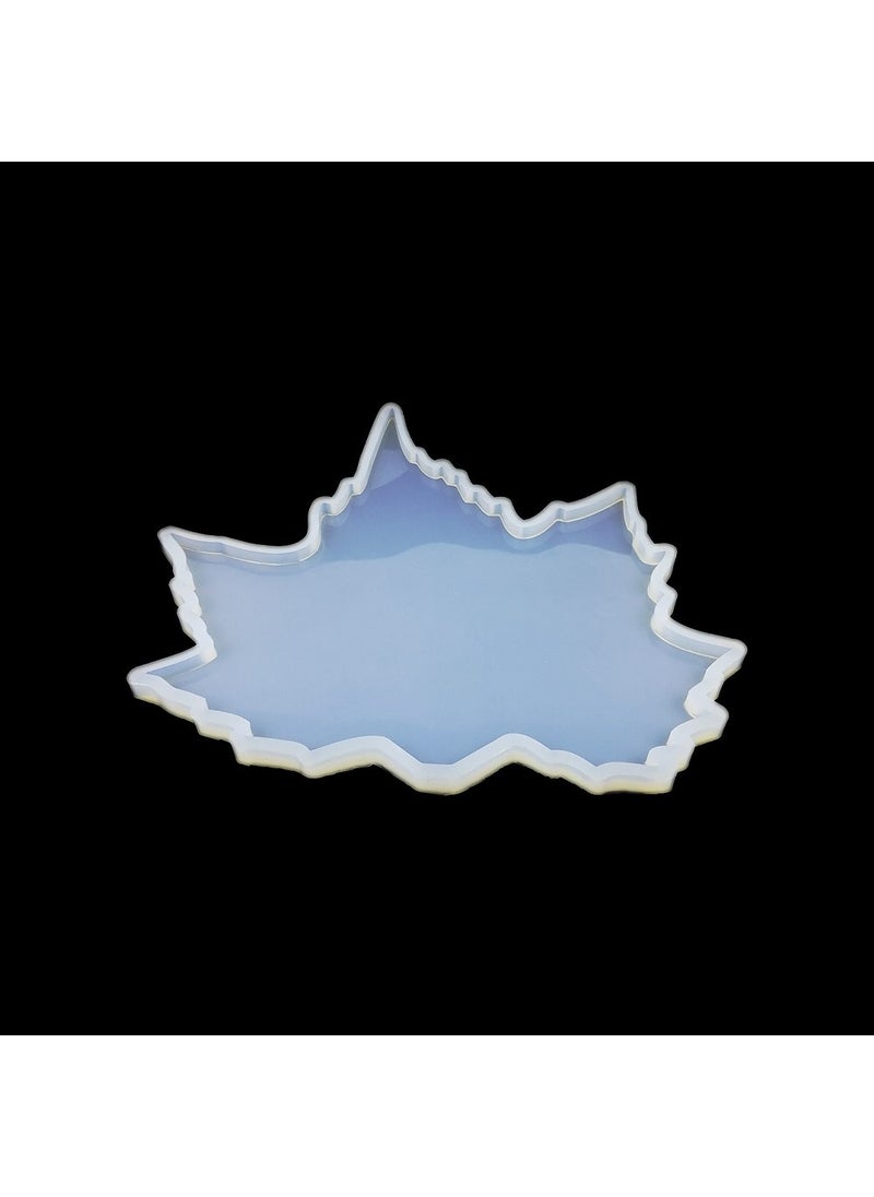 Hobizubi HobbyZubi Coaster Resin Epoxy Mold - Leaf - MEDIUM - BB3  - Image 2