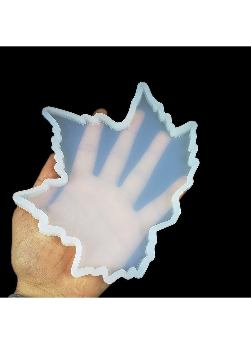Hobizubi HobbyZubi Coaster Resin Epoxy Mold - Leaf - MEDIUM - BB3  - Image 3