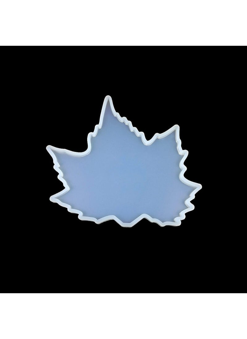 Hobizubi HobbyZubi Coaster Resin Epoxy Mold - Leaf - MEDIUM - BB3  - Image 1