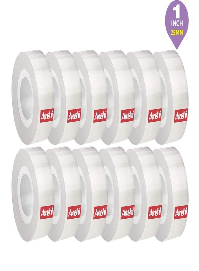 Arushi Clear Transparent Packing Tape | 1 Inch x 65 Meter Heavy Duty BOPP Cello Tape Rolls for E-Commerce | Office & Home Use, Strong Adhesive Shipping Tape, Bulk Value Pack of 12 Rolls - Image 2