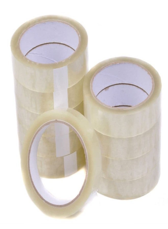 Arushi Clear Transparent Packing Tape | 1 Inch x 65 Meter Heavy Duty BOPP Cello Tape Rolls for E-Commerce | Office & Home Use, Strong Adhesive Shipping Tape, Bulk Value Pack of 12 Rolls - Image 3