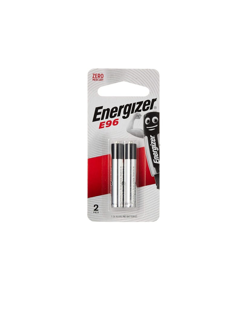 Energizer AAAA Alkaline Batteries E96 BP2 - Image 1
