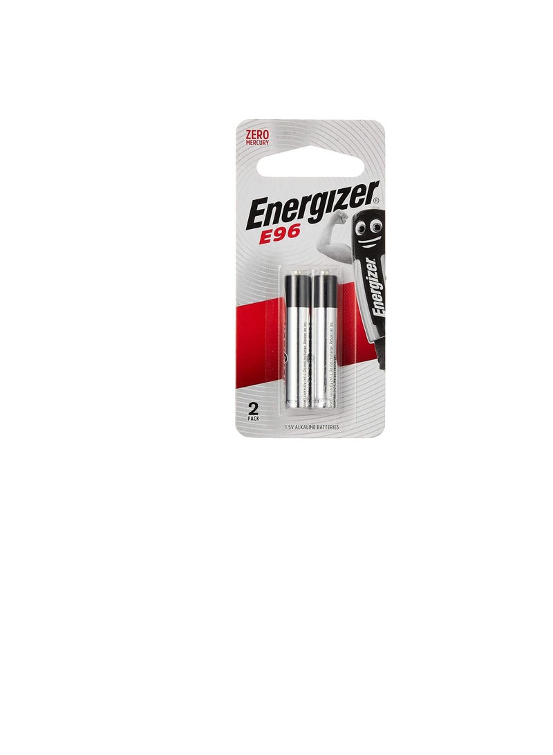 Energizer AAAA Alkaline Batteries E96 BP2 - Image 2