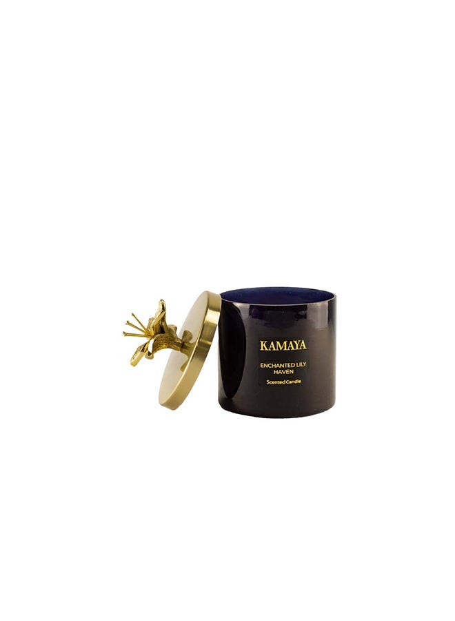 KAMAYA Blossom Caboodle collection a 3 wick scented candle -400 gms | Floral Lily fragrance | In a beautiful bright color gift box | Perfect for gifting on any occasion - Image 2