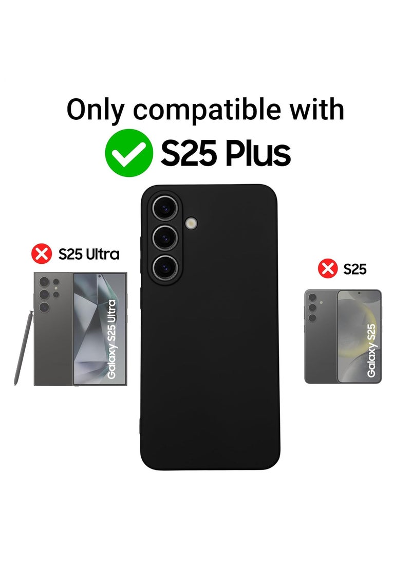 دينكس غطاء حماية لهاتف سامسونج جالاكسي S25 بلس، حامل مغناطيسي للسيارة، وحزام يد عمودي وأفقي من السيليكون الفاخر مع حامل متعدد الاستخدامات لهاتف سامسونج جالاكسي S25 بلس (أرجواني غامق) - Image 2