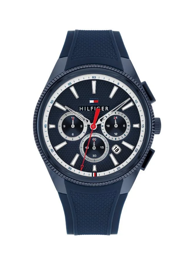 Ionic Plated Blue Steel Quartz Multifunction Watch