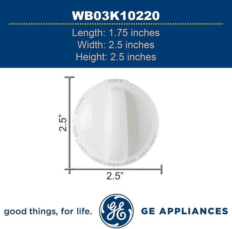 GE neral Electric WB03K10220 Ran/Stove/Oven Thermostat Knob - Image 3