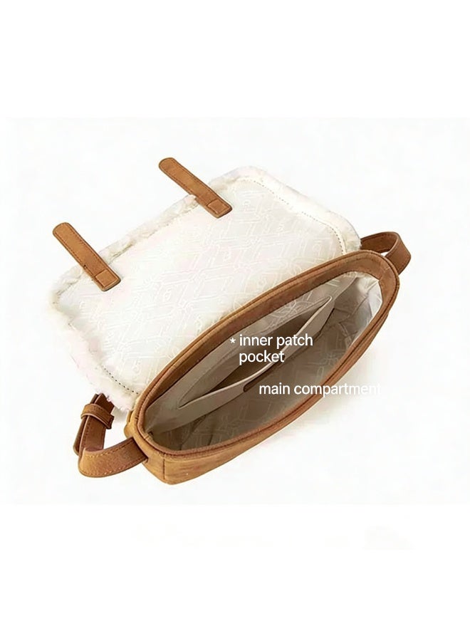 UGG Mini Bayer Shearling Crossbody Bag - Image 5