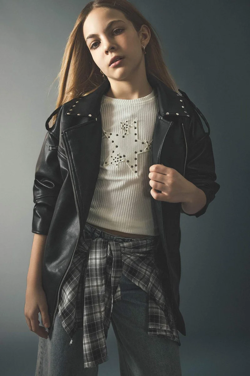 DeFacto Girl Faux Leather Jacket