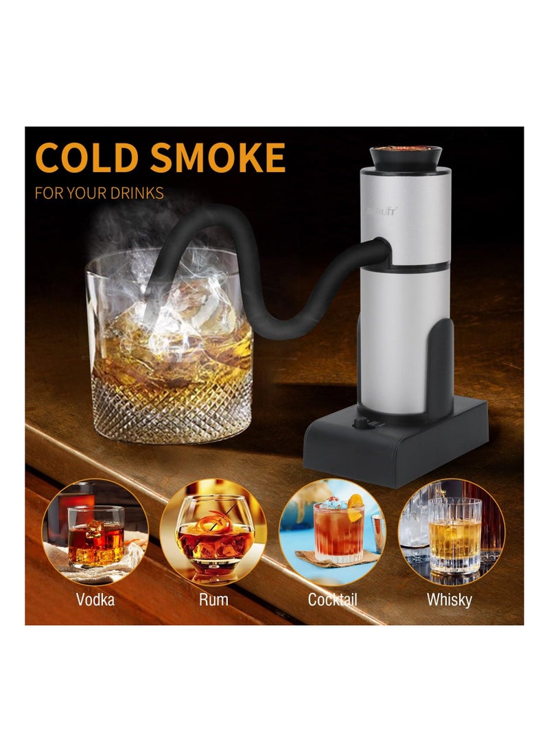 Generic Cocktail Smooker Kit Portable Smocking Infuser Cold Smooke Generator BBQ Enhancer Wood Chip Flavor Infusion Tool Kitchen Infuser for Bar Cooking Meat BBQ Drinks  - Image 3