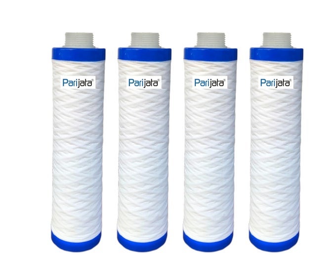 MLT 9 INCH WATER FILTER FOR PREFILTER HOUSING FOR RO WATER PURIFIER REPLACEMENT THREAD FILTER FOR DUST SAND PARTICLES PACK OF 4