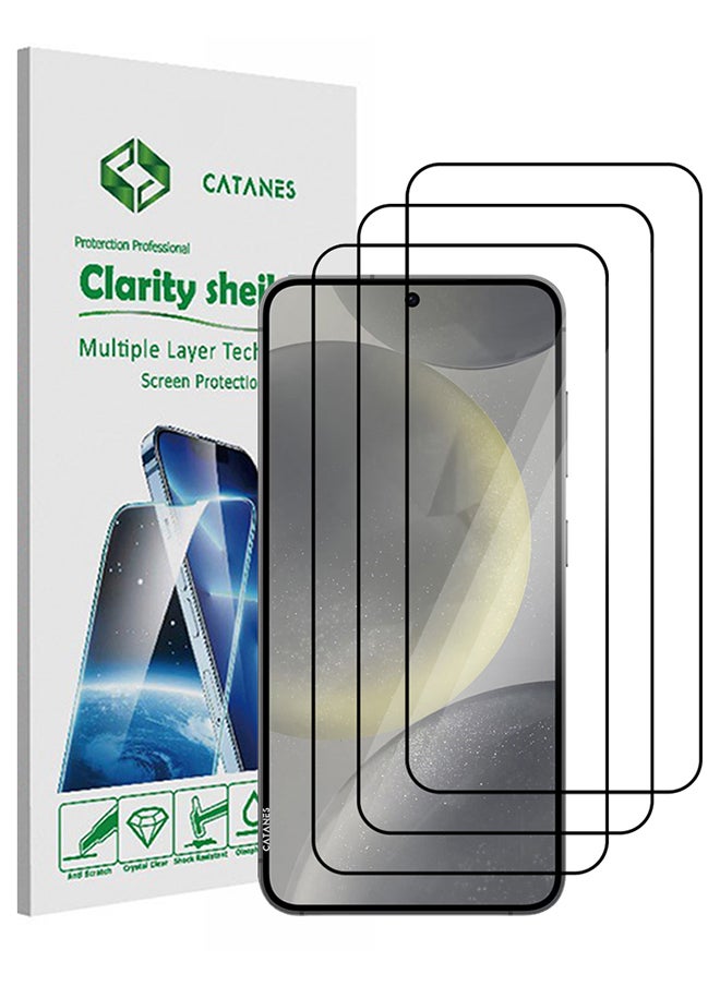 CATANES 3 Pack Samsung Galaxy S24 Plus Screen Protector 9H Hardness Scratch Resistance Screen Protector Touch Sensitive Case Friendly Tempered Glass Film  - Image 1