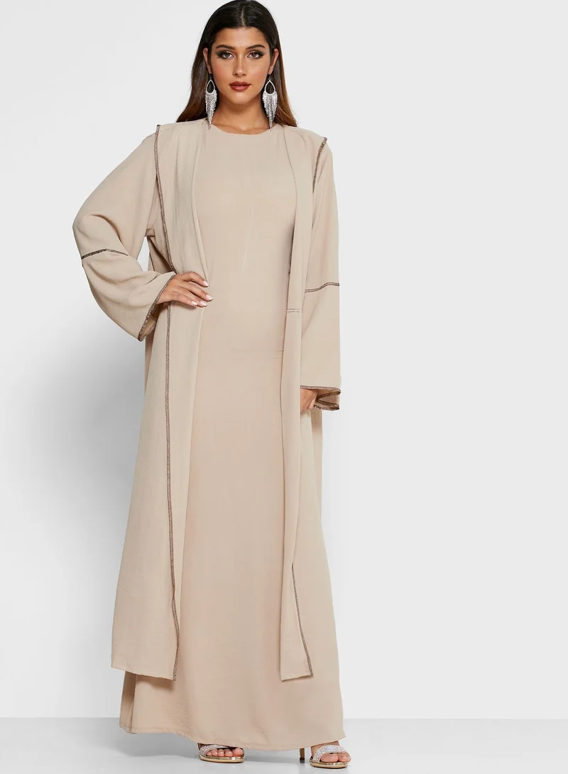 Khizana 2 In 1 Longline Kimono Maxi Dress
